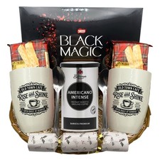 Personalised Couples Coffee Gift Hamper Girlfriend Boyfriend Christmas Eve Set