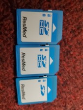 3xSD Memory Card For Air Sense AirCurve 11, 10, 9 CPAP BIPAP machines Fast ship