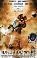 JOHN GOODMAN SIGNED THE BIG LEBOWSKI 11X17 PHOTO BECKETT BAS COA