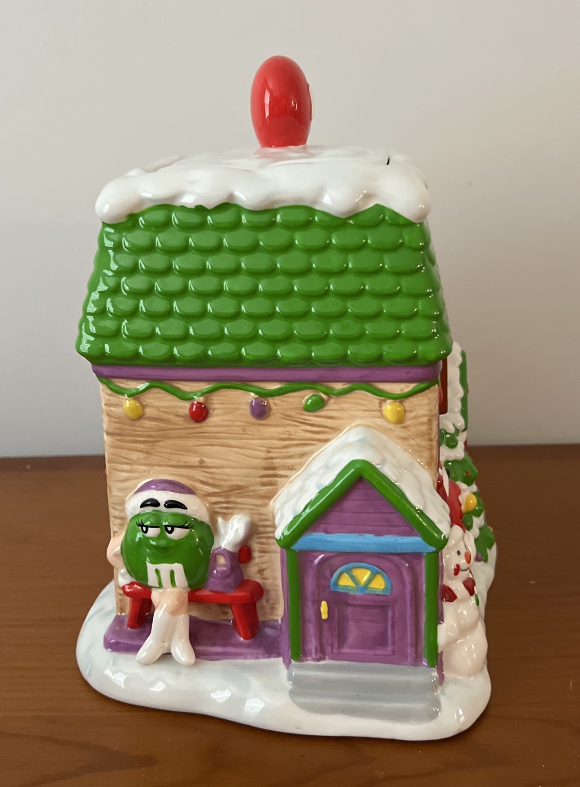 M&M Christmas Candy Shoppe Ceramic Candy Jar By Galerie