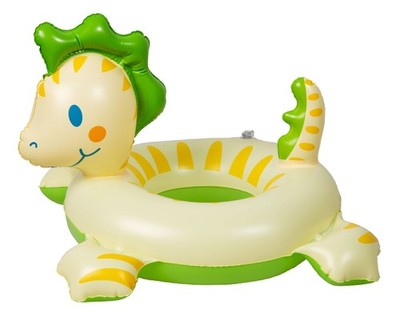 Heless 222 - Schwimmring für Puppen, im Dino-Design, Größe 35 - 45 cm, für Bade-