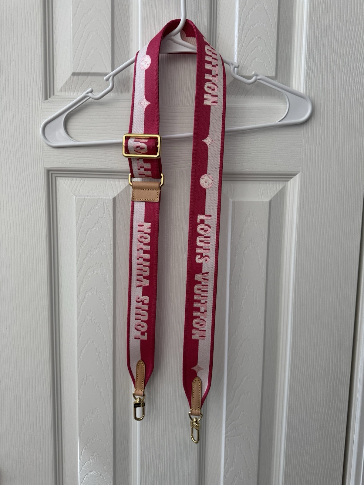 Louis Vuitton Pink Peony Sporty Strap From Neverfull BB image 3