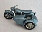 Lesney Matchbox 4 c2 Triumph T110 Motorcycle sidecar steel blue Excellent