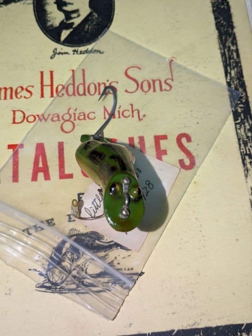 Old Lure Super Rare Hedon Little Loony Frog - Image 7