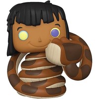 Disney The Jungle Book Pop! Vinyl Figure Mowgli With Kaa 9 Cm Esclusiva Funko