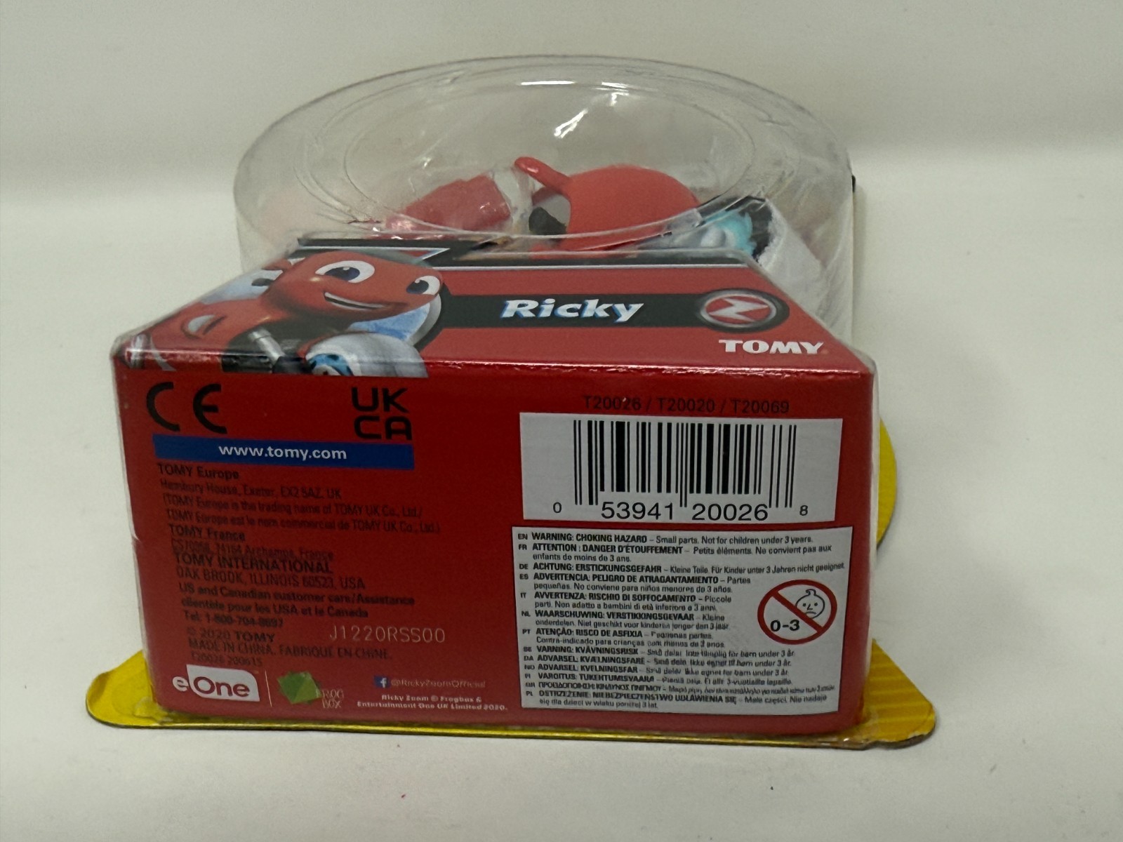 RICKY ZOOM-Ricky-RARE WINTER TIRES-Alternate 3" Motor Bike Figure