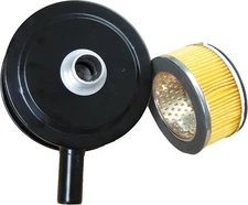 Air Compressor Intake 6" Filter Silencer 1" MPT Paper Cartridge Metal... 