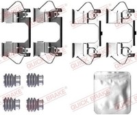 Quick Brake 109-0116 ZubehöRsatz, Scheibenbremsbelag FüR Ford, Opel, Vauxhall