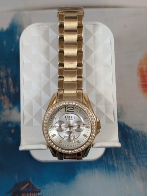 Fossil Crystal-Accented Multifunction Watch Fossil Women main image 3