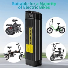 48V20Ah Upgraded Folding E-Bike Li-ion Battery With BMS For ≤1000W Motor