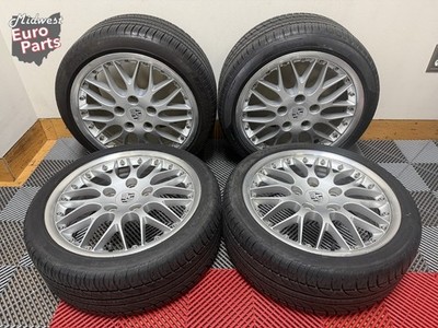 Vintage OEM 18'' Porsche 993 996 911 Sport Classic II BBS Wheels Rims w/Tires Set