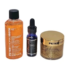 Peter Thomas Roth 24K Gold Mask, Anti aging cleansing gel & Retinol Night Serum