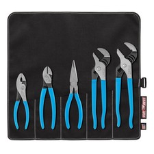 Channellock Tool Roll-3 5pc Professional Pliers Set With Tool Roll S Blue Channellock Tool Roll-3 5pc Professional Pliers Set With Tool Roll S Blue