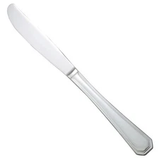 Winco 9.75" Victoria Dinner Knife Set, Extra Heavyweight with Mirror Finish,