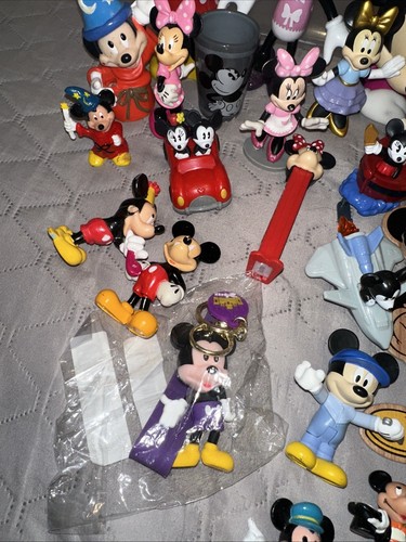 Minnie And Mickey Mouse Disneyland Lot Figures McDonald’s Cars Pez Some Vintage - Picture 5 of 18