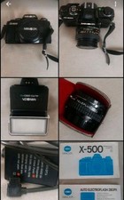 Kamera Konvolut, U.a.Minolta X-500, Voigtlän...