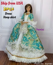 Doll Dress For Fashion Royalty Poppy Parker Nuface Integrity Toys Outfit 1/6