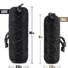 Tactical Molle Pouch Military Knife Pouches Waist Bag EDC Tool Flashlight Holder