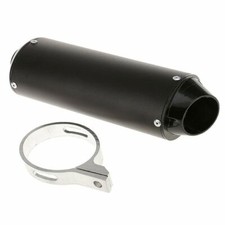 38mm Black Muffler Exhaust Pipe Clamp 50cc 110cc 125cc Dirt Pit Quad Bike ATV