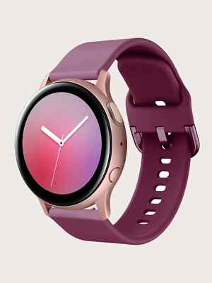 Vcegari Bands for Samsung Galaxy Watch Active 2 40mm 44mm, Plum, Size Large