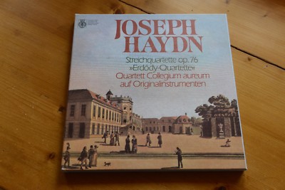 HAYDN string quartet op. 76 COLLEGIUM AUREUM 3 LP box Orbis 34 739 3/5 