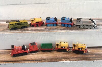 Lot 10 Pcs Thomas & Friends Train Cars Take N Play Along Die Cast  Spencer Ben 