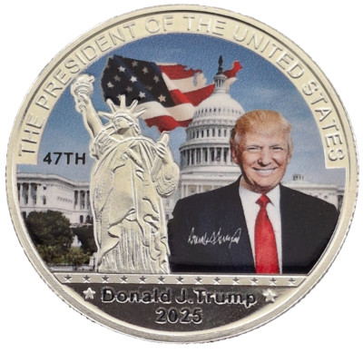 Donald Trump US-Präsident Gedenkmünze Medaille
