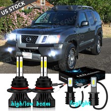 For Nissan Xterra 2000 - 2001 Led Headlights High Low Fog Lights Bulbs 4x 6000k