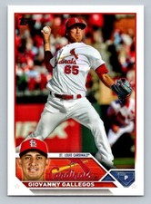 2023 Topps Giovanny Gallegos #13 Rookie RC St. Louis Cardinals