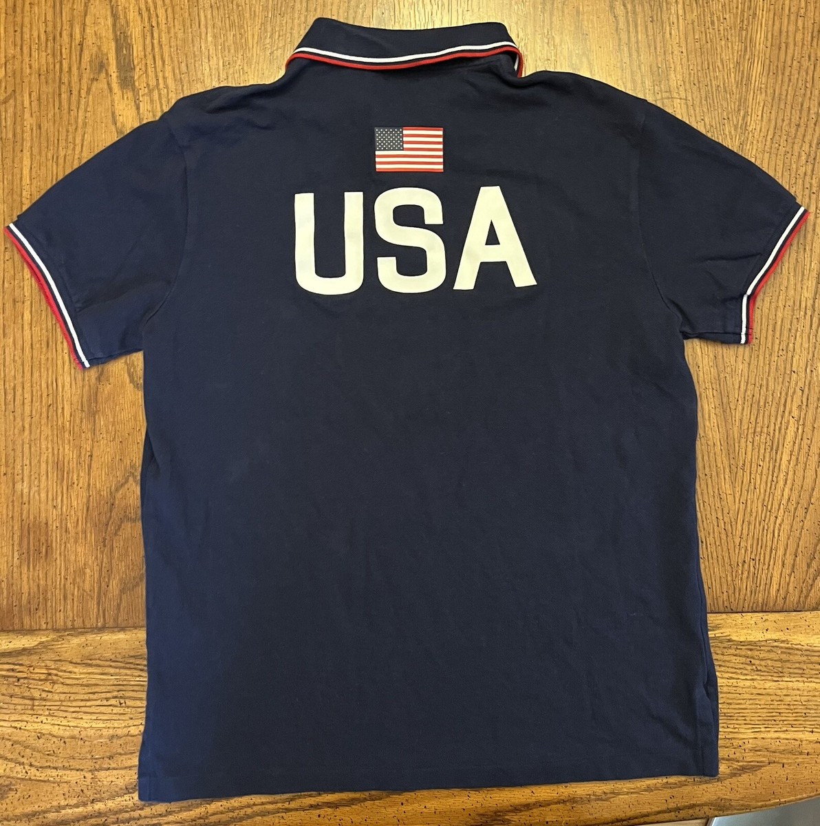 Polo Ralph Lauren Short Sleeve USA Big Pony Custom Fit Men's Shirt
