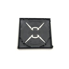 PSP 1000 BLACK UMD Rear Door Cover w/ Steel Ring Replacement Repair Part Game