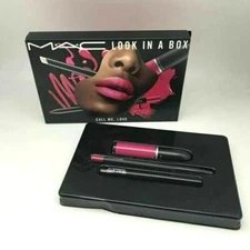 MAC Look In A Box - Call Me, Love - 3 Piece Lip Set - NEW IN BOX