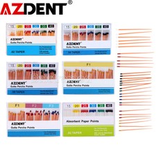 AZDENT Dental Eododontic Root Canal Absorbent Paper Points/Gutta Percha Points