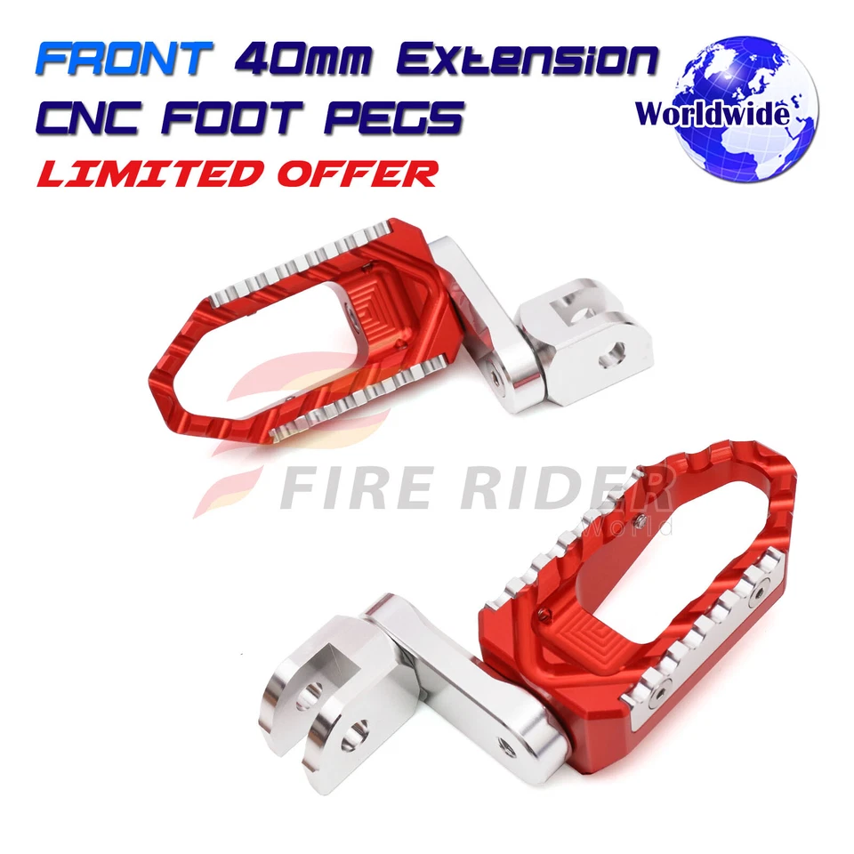 estriberas anchas descensoras delanteras de 40 mm para Daytona 600 02-03 Tiger 955i 01-07 Foto 2 de 4