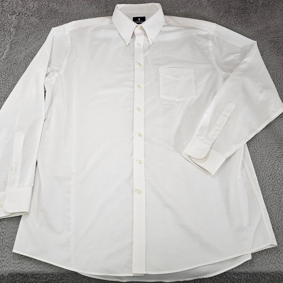 Stafford button down collar cheap shirts