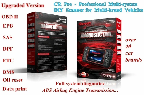 LATEST iCarsoft CR PRO-2024 FULL System ALL Makes Diagnostic Tool-Oficial Outlet - Picture 6 of 10