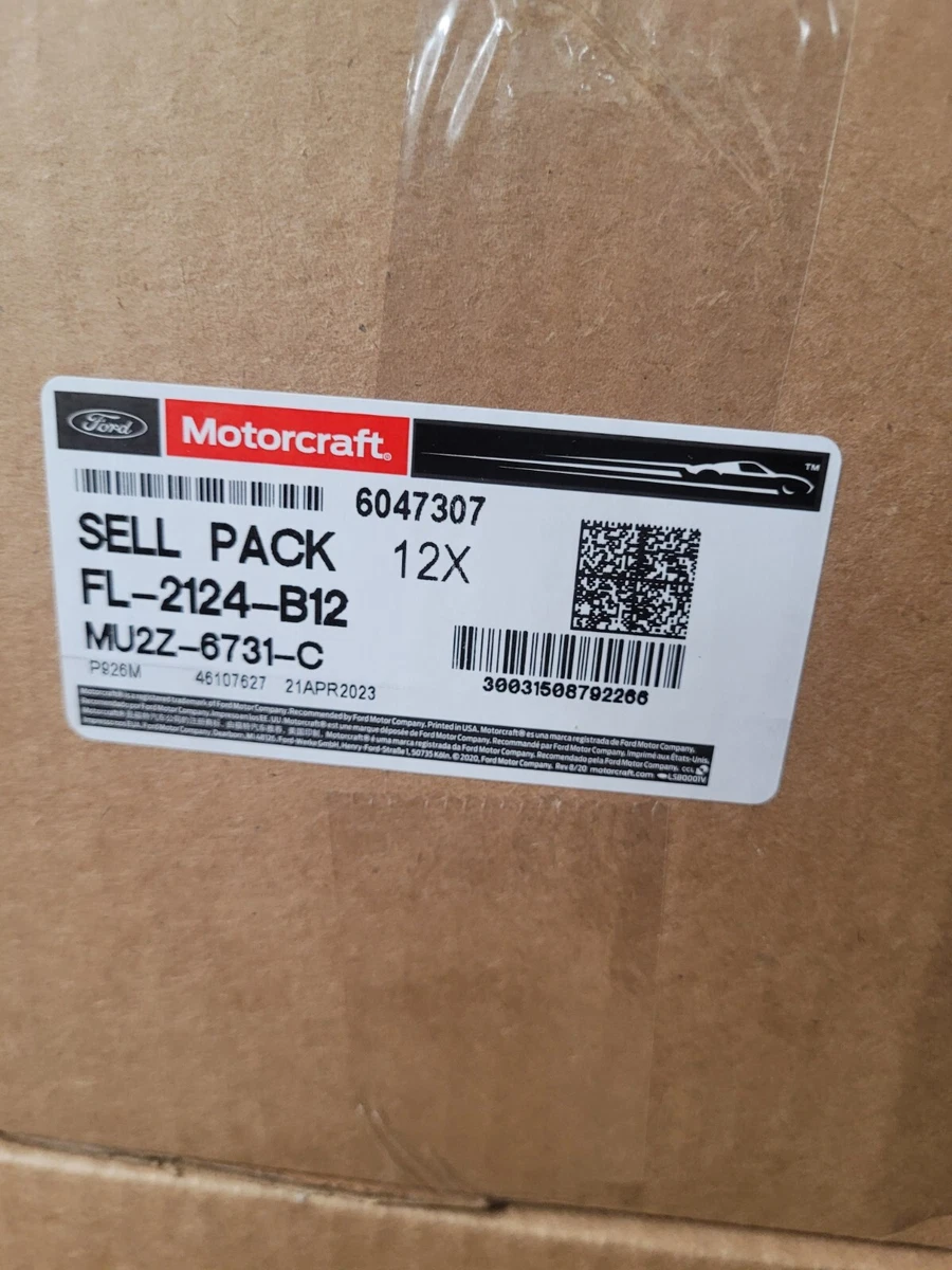 NEW Case of 12 OEM Ford Motorcraft Oil Filters FL2124S BC3Z-6731B  
