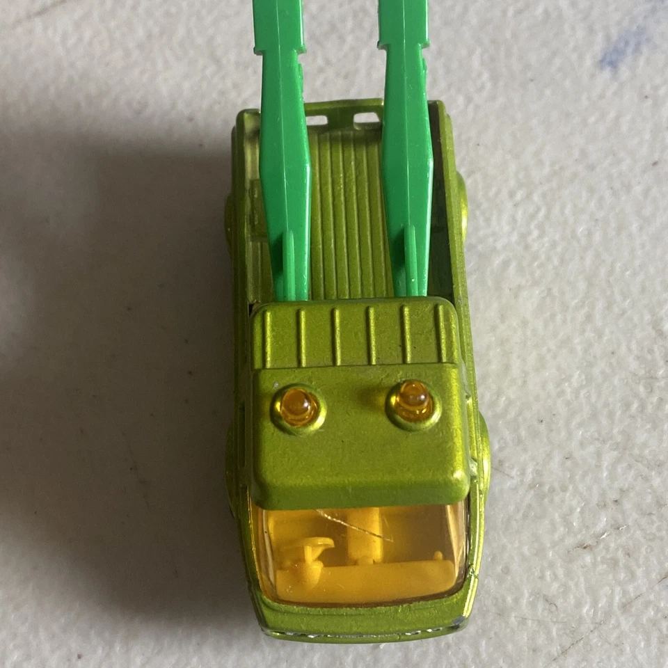 Matchbox Superfast Tow Joe Lesney 1972 No.74 Green Tow Truck - Image 3 of 4
