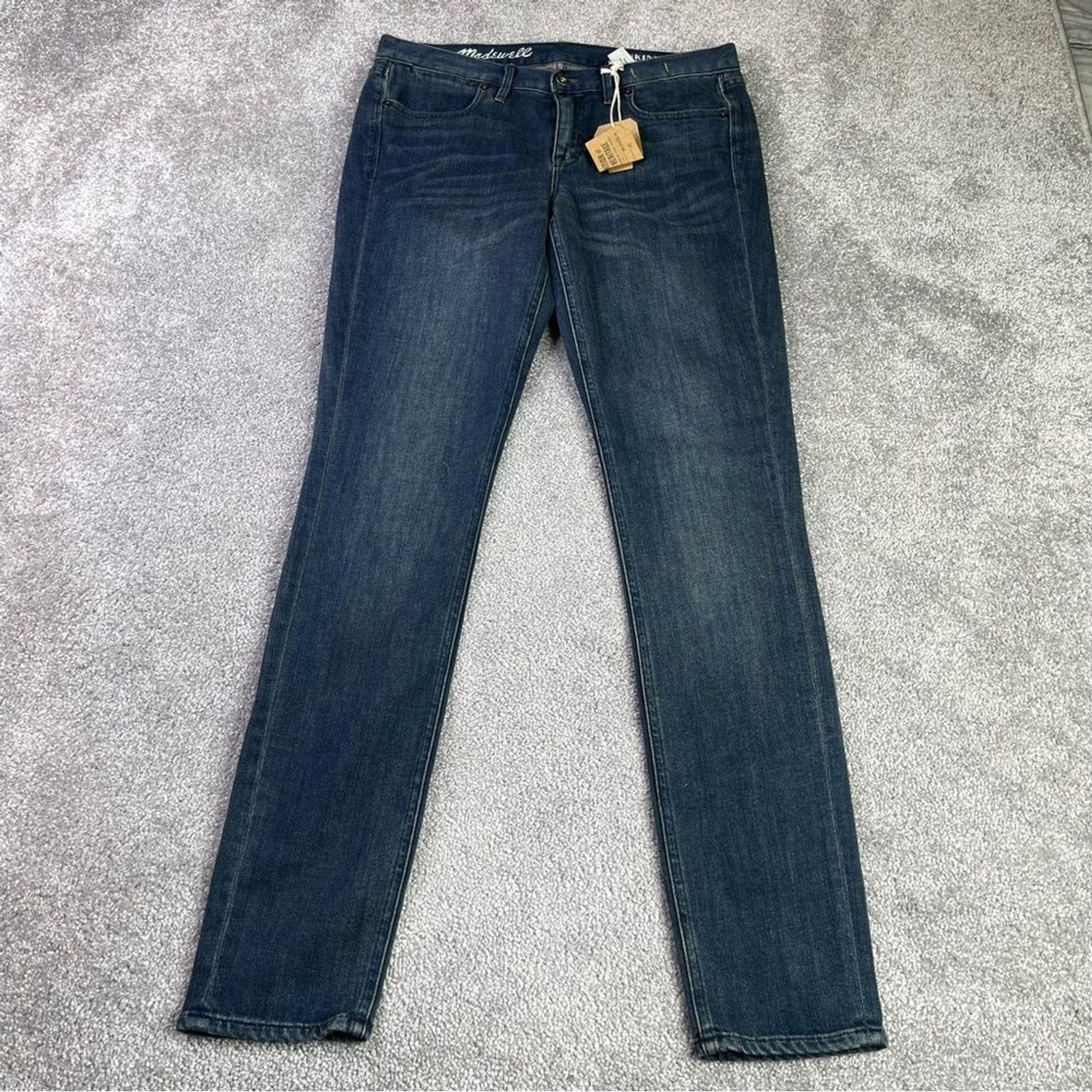 Madewell Jeans Men's 29X31* Blue Skinny Dark Wash Low Rise Preppy Modern