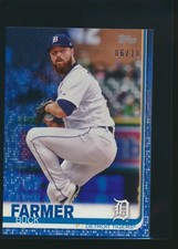 2019 Topps Mini On Demand BLUE Parallel #496 Buck Farmer Tigers 06/10