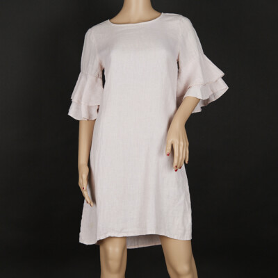 FRANCESCA BETTINI Linen Ruffle Sleeved Dress XS | eBay FRANCESCA BETTINI Linen Ruffle Sleeved Dress XS | eBay