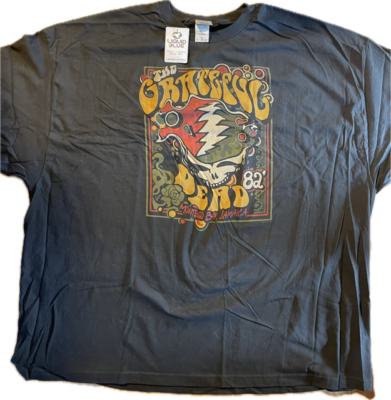 GRATEFUL DEAD-SYF RASTA SPLASH 82- Montego Jamaica T-SHIRT XL,5X 