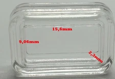 Capsule 1g Gold Bar 15.6*9.06 e.g. Heraeus, Heimerle & Meule Gram Protection