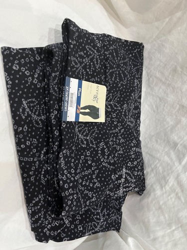 Terra & Sky Womens High Rise Fitted Legging Plus 4X 28W-30W