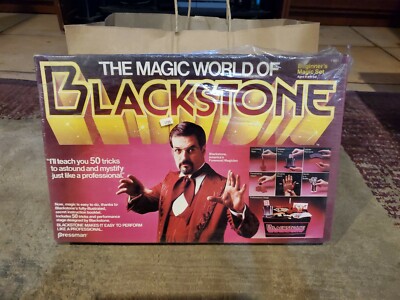 The Magic World Of Blackstone Beginners Set 1983 Pressman #801 Vintage Harry B