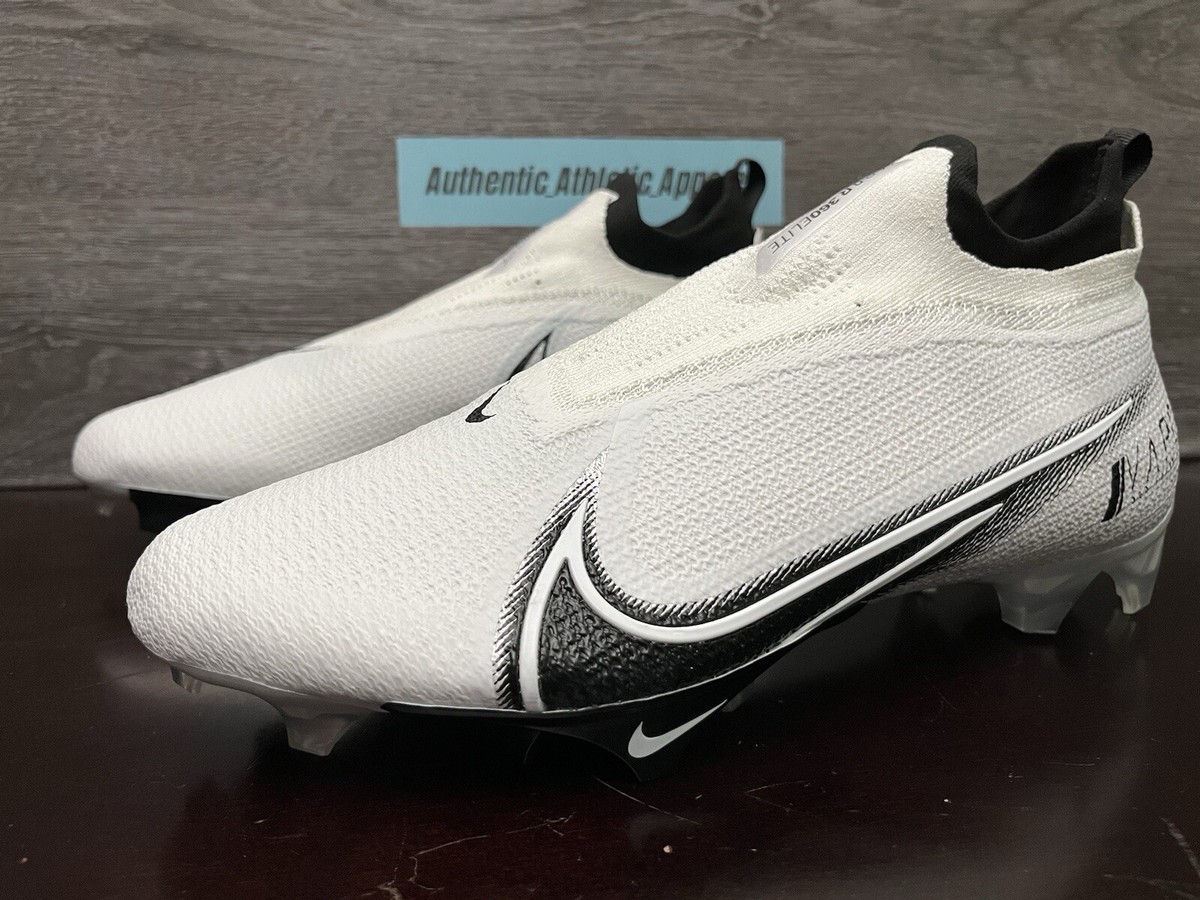 Nike Vapor Edge 360 Elite Black White Football Cleats Mens  display picture 1