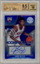 Jimmy Butler 2012-13 Panini Totally Certified Blue Auto Rookie Card /129 BGS 9.5