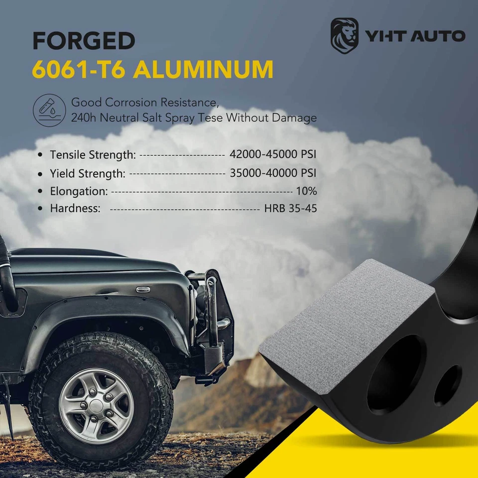 4 прокладки для колес 8x6,5–8x6,5 дюйма 9/16 дюйма 130 мм 2 дюйма для Ford F-250 Dodge Ram 2500 - Изображение 3 из 4