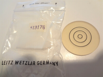 E. LEITZ   LEICA  BULB CENTERING DISC PART NO. 513176