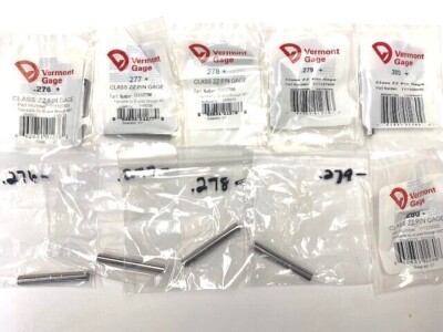 Calibro A Perno VERMONT GAGE - Scegli La Misura: .191, .192, .193, .194, .195 Pollici (+/-) - 1 Pezzo